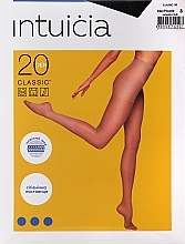 Fragrances, Perfumes, Cosmetics Tights "CLASSIC" 20 Den, gray - Intuicia