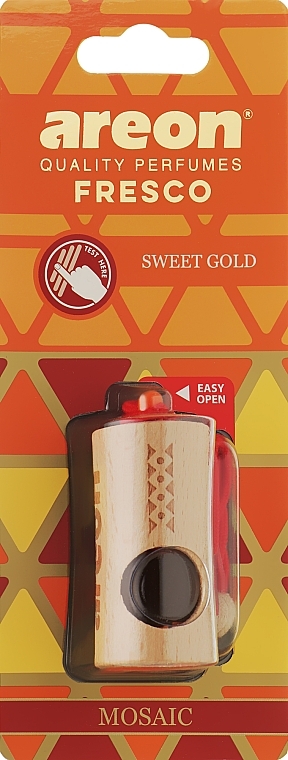 Sweet Glod Air Freshener - Areon Fresco Mosaic Sweet Gold — photo N1