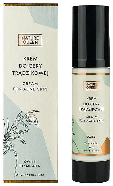 GIFT! Face Cream for Acne-Prone Skin - Nature Queen Cream For The Acne Skin — photo N1