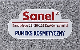 Colored Cosmetic Pumice, grey - Sanel — photo N1