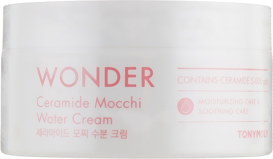 Moisturizing Ceramides Face Cream - Tony Moly Wonder Ceramide Mocchi Water Cream — photo N1