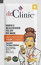 Brightening Face Peeling Mask - Dr. Clinic Vitamin C For Blemished Peel Off Face Mask — photo N1