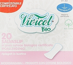 Daily Liners, 20 pcs - Vivicot Bio Pantyliners Folded — photo N2