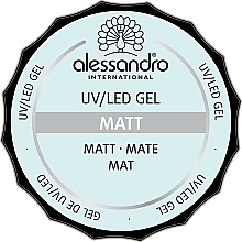 Fragrances, Perfumes, Cosmetics Matte Gel Polish - Alessandro International Ultimate Matt