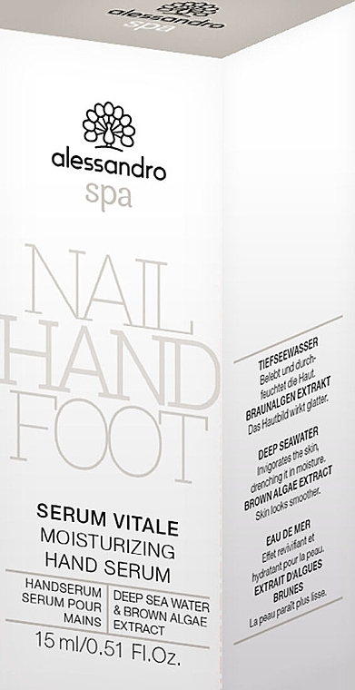 Hand Seum - Alessandro International Spa Serum Vitale Moisturizing Hand Serum — photo N2