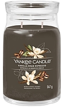 Scented Candle in Jar 'Vanilla Bean Espresso', 2 wicks - Yankee Candle Singnature — photo N2