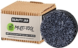 Men Hair, Body & Beard Shampoo - Beauty Jar Multi-Tool Men Shampoo Bar For Hair, Body & Beard — photo N1