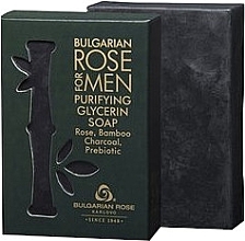 Fragrances, Perfumes, Cosmetics Glycerin Soap - Bulgarian Rose For Men Purifying Glycerin Soap
