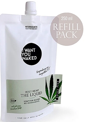 Seed Oil Liquid Hand Soap - I Want You Naked The Liquid Holy Hemp (Refill) — photo N1