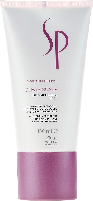 Anti-Dandruff Peeling Shampoo - Wella SP Clear Scalp Shampeeling  — photo N6
