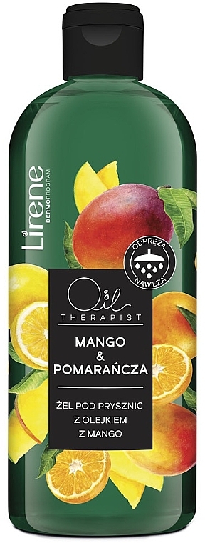 Mango Shower Gel - Lirene Shower Oil Mango & Orange Shower Gel — photo N5
