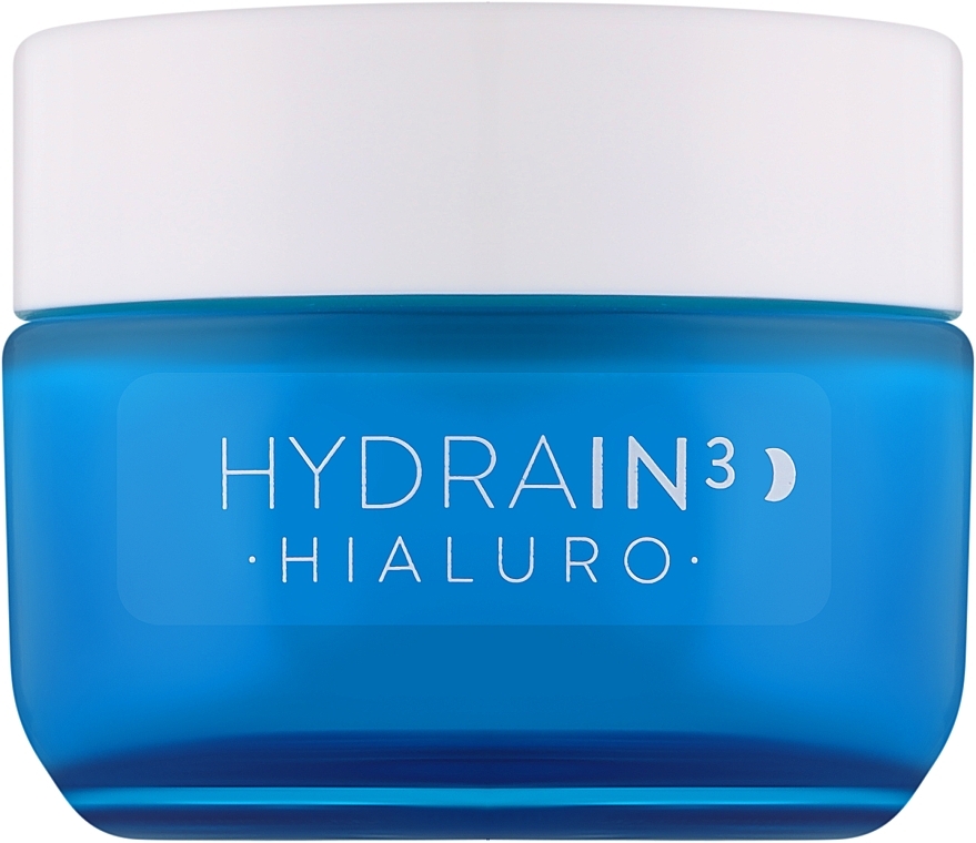 Night Face Cream - Dermedic Hydrain 3 Hialuro Night Cream — photo N1