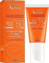 Fragrances, Perfumes, Cosmetics Sun Anti-Aging Face Cream - Avene Solaire Anti-Age SPF 50 +