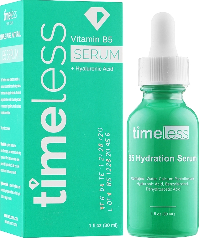 Vitamin B5 Face Serum - Timeless Skin Care Vitamin B5 + Hyaluronic Acid — photo N2