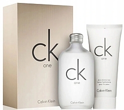 Fragrances, Perfumes, Cosmetics Calvin Klein CK One - Set (edt/200ml + b/lot/200ml)