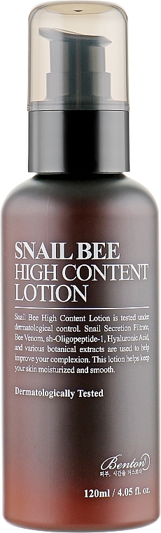 Snail & Bee Venom High Content Day Lotion - Benton Snail Bee High Content Lotion — photo N2