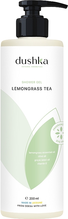 Shower Gel "Lemongrass tea" - Dushka — photo N8
