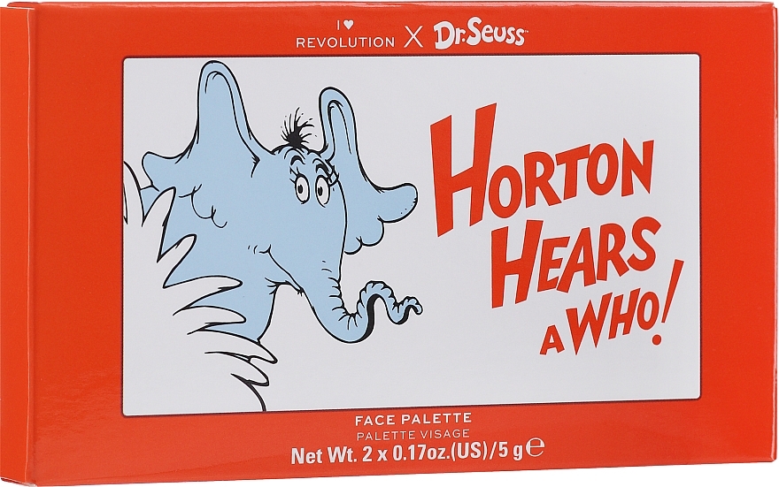 Face Contouring Palette - I Heart Revolution Dr. Seuss Horton Hears a Who Face Palette — photo N4