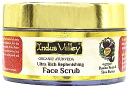 Fragrances, Perfumes, Cosmetics Nourishing Fruit Face Scrub with Shea Butter - Indus Valley Nourishing Fruit Face Scrub With Shea Butter