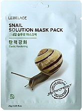 Fragrances, Perfumes, Cosmetics Facial Sheet Mask - Lebelage Snail Solution Mask