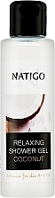 Fragrances, Perfumes, Cosmetics Shower Gel with Coconut Scent - Natigo Relaxing Shower Gel Coconut