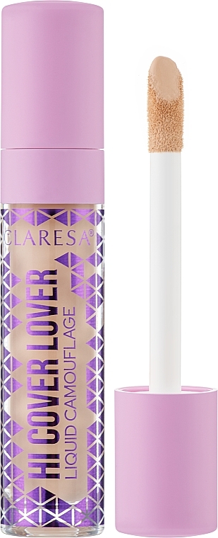 Liquid Concealer - Claresa Hi Cover Lover Liquid Camouflage — photo N2