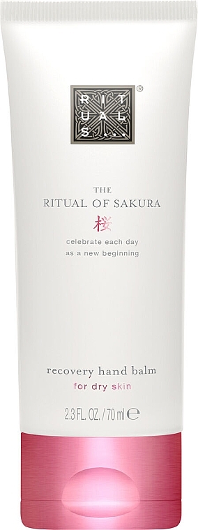 Recovery Hand Balm with Rice Milk & Cherry Aroma - Rituals The Ritual of Sakura Recovery Hand Balm — photo N1