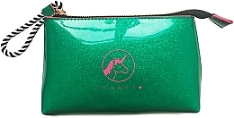 Fragrances, Perfumes, Cosmetics Makeup Bag - Inuwet Lily Glitter Green Trousse