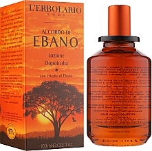 Ebony After Shave Lotion - L'Erbolario For After Shave Lotion — photo N2