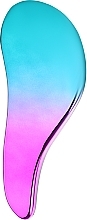 Hair Brush, 415957, pink-blue - Inter-Vion Untangle Metallic — photo N3