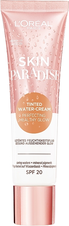 Tinted Moisturizer - L'Oreal Paris Skin Paradise Tinted Water-Cream — photo N1