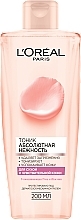 Fragrances, Perfumes, Cosmetics Tonic for Dry/Sensitive Skin - L'Oreal Paris Trio Active "Absolute Freshness"