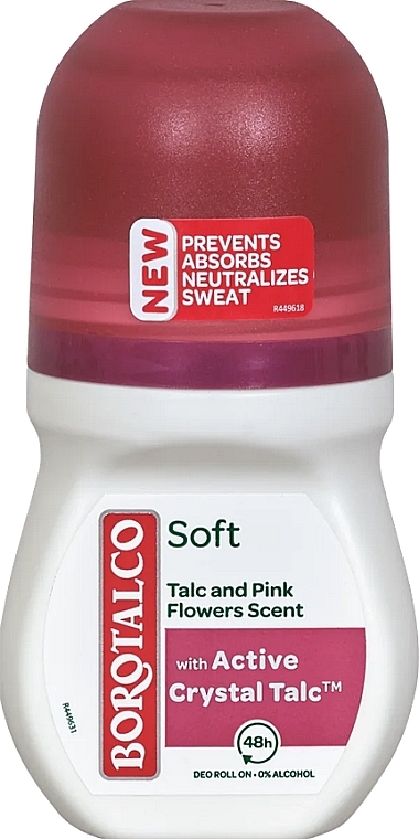 Roll-On Deodorant Antiperspirant - Borotalco Anti-Transpirant Roll-On Soft — photo N5