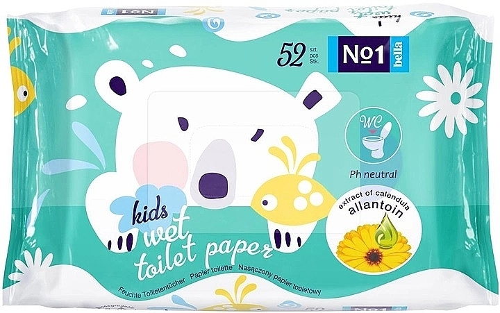 Wet Toilet Wipes - Bella No1 Kids — photo N1