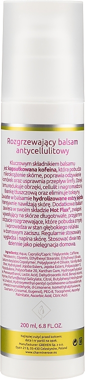 Warming Anti-Cellulite Balm - Charmine Rose Body Slender Hot Lotion — photo N2