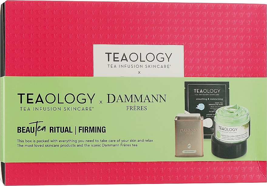 Set - Teaology Beauty Ritual (f/cr/50ml + eye/mask/7ml + tea/30g) — photo N1