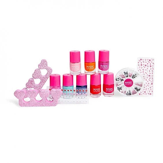 Set, 5 products - Magic Studio Pretty Girls Mega Nail Art Set — photo N2