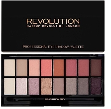 Eyeshadow Palette, 16 shades - Makeup Revolution Profesional Eyeshadow Palette — photo N1