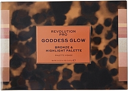 Face Makeup Palette - Revolution Pro Goddess Glow Face Palette Endless Glow — photo N3