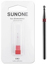 Fragrances, Perfumes, Cosmetics Diamond Nail Drill DK1 'Ball', delicate red - Sunone Diamond Nail Drill