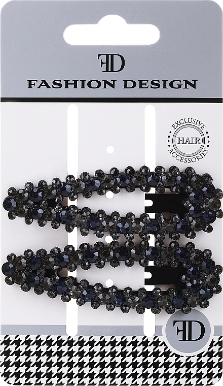 Hair Clip Fashion Design, 25921, black - Top Choice — photo N1