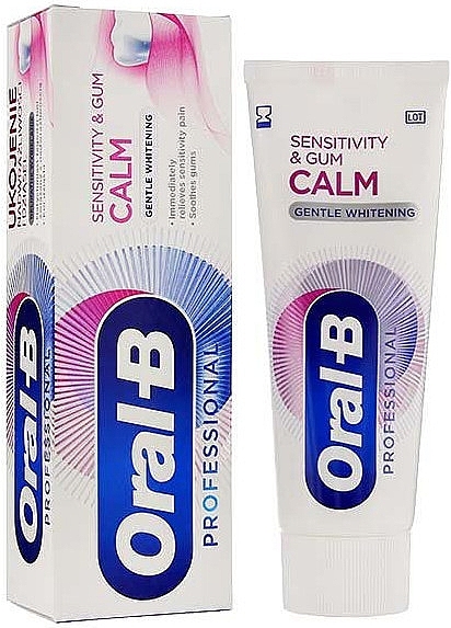 Toothpaste - Oral-B Professional Sensitivity & Gum Calm Gentle Whitening — photo N1