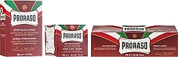 Set - Proraso Classic Shaving Metal Red "Primadopo" (pre/cr/100ml + sh/cr/150ml + ash/cr/100ml) — photo N8