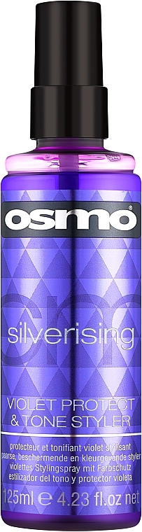 Yellow Neutralizing Spray - Osmo Silverising Violet Protect & Tone Styler — photo N1