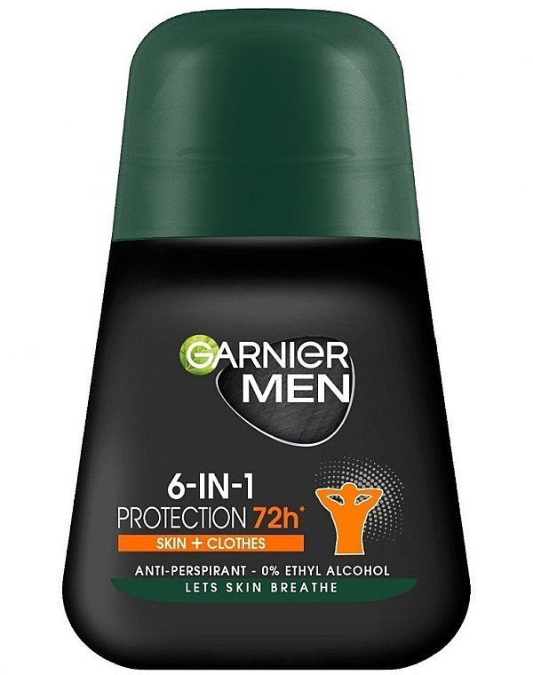 Men Roll-On Deodorant - Garnier Mineral Deodorant Men Protection 5 72h — photo N1