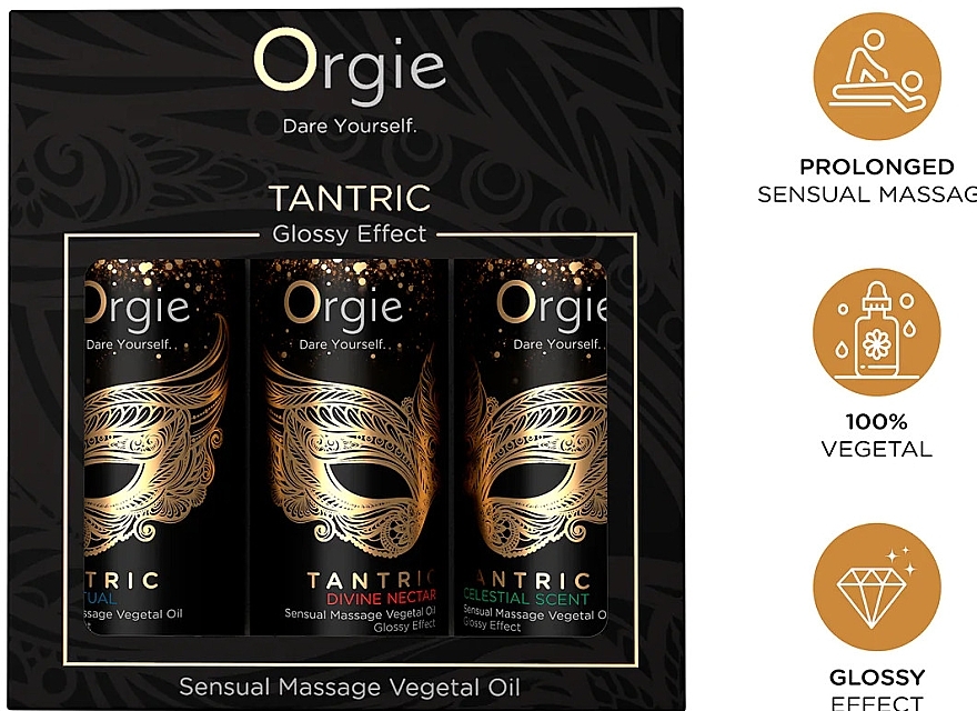 Massage Oil Set - Orgie Tantric Mini Size Collection (massage/oil/3x30ml) — photo N3