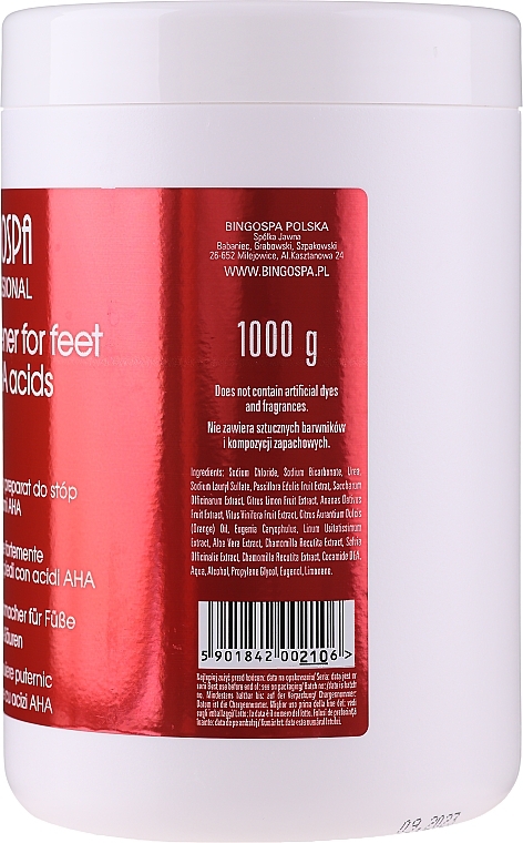 Strong Foot Softener - BingoSpa Strong Softener for Feet with AHA Acids — photo N2