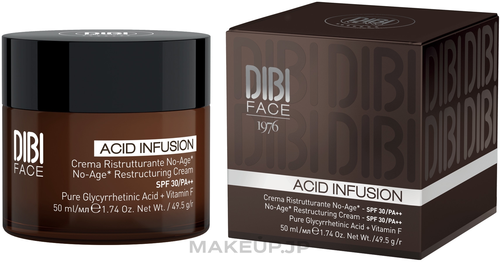 Anti-Aging Restructuring Face Cream - DIBI Milano Acid Infusion No-Age Restructuring Cream SPF30 — photo 50 ml