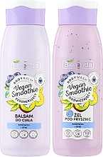 Set - Bielenda Vegan Smoothie (sh/gel/400g + b/lot/400ml) — photo N2