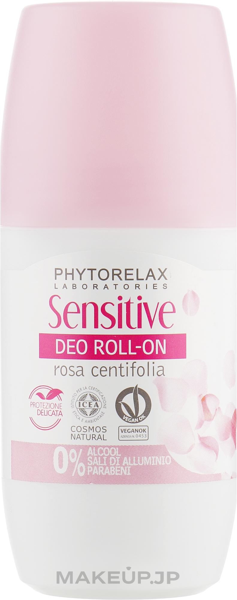 Roll-On Body Deodorant - Phytorelax Laboratories Sensitive Deo Roll-On Rosa Centifolia — photo 50 ml